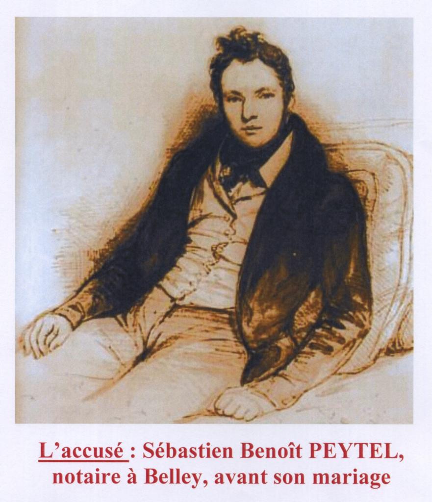 Sébastien Peytel (gravure de l'accusé)
