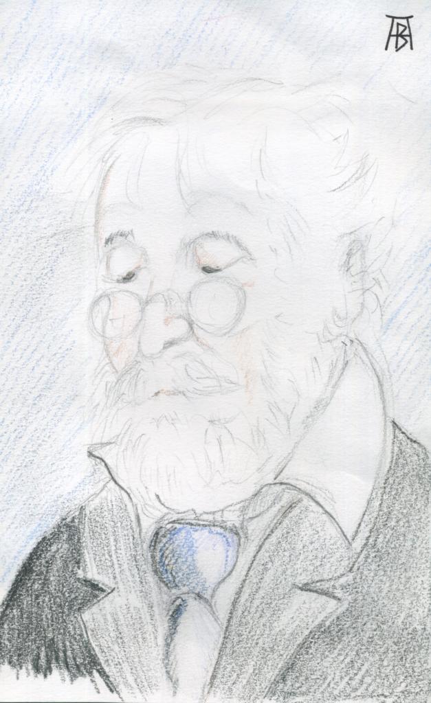 Caricature reconstitution procès Peytel (Alain Buterlin)