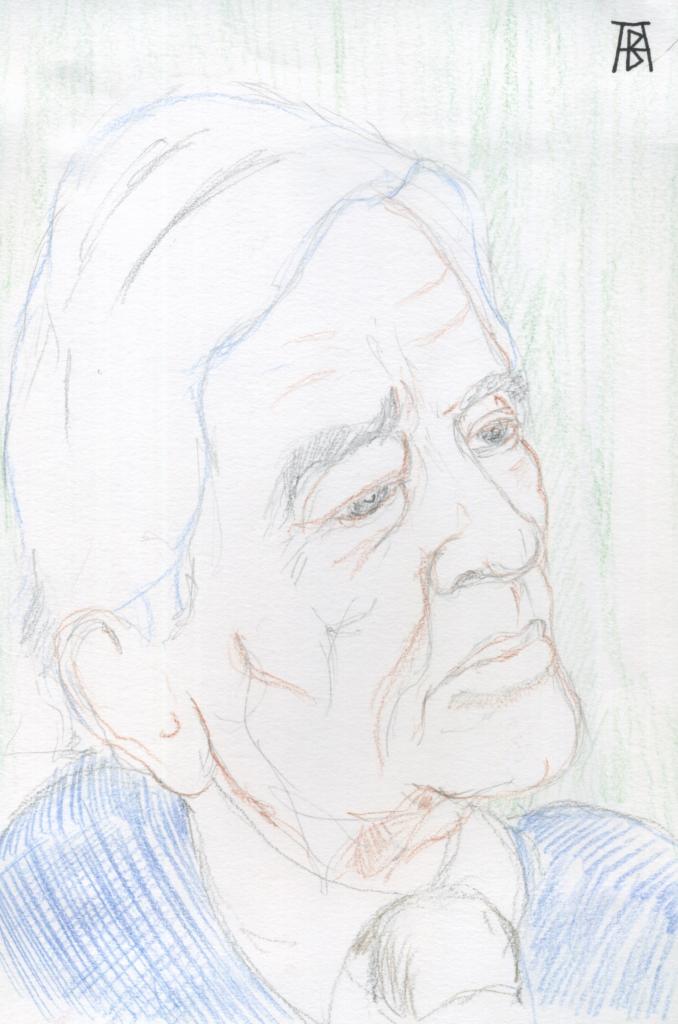 Caricature reconstitution procès Peytel (Alain Buterlin)