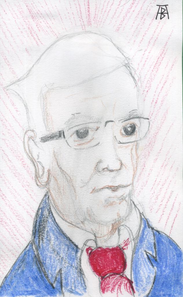 Caricature reconstitution procès Peytel (Alain Buterlin)