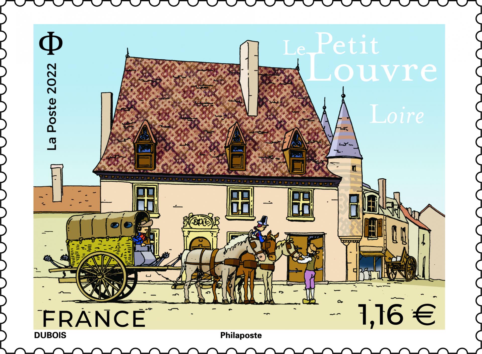 Timbre du Petit Louvre La Pacaudière