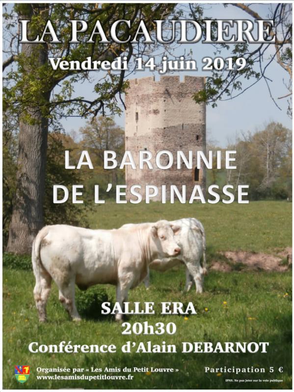 Affiche confe rence baronnie l espinasse