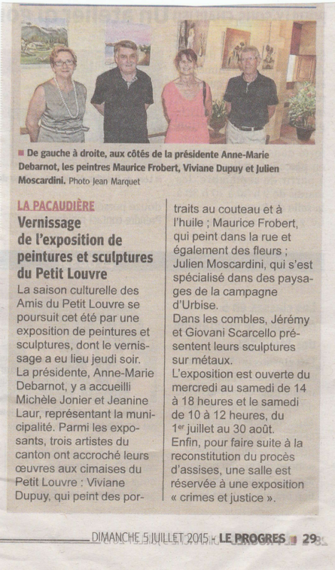 Expositions été 2015 PLouvre