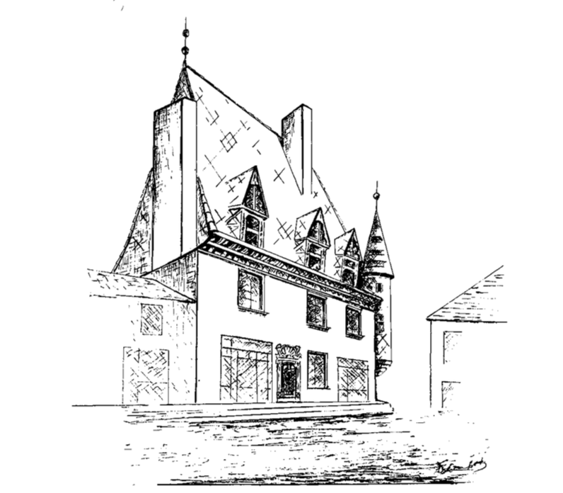 Dessin du petit louvre