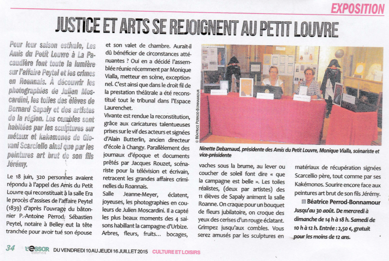 Le petit louvre reconstitution proce s peytel