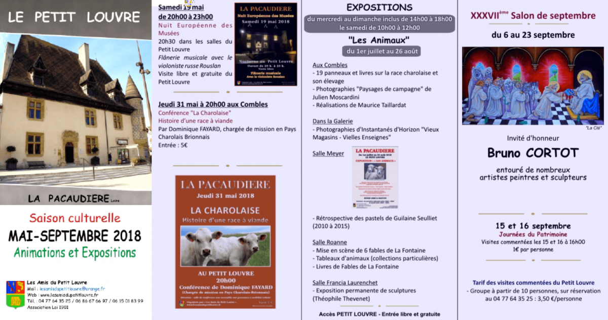 Saison culturelle 2018 petit louvre 1